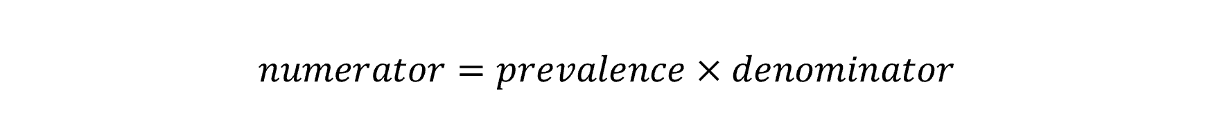 numerator equation